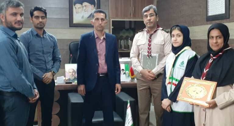 ۲ مربی سازمان دانش‌آموزی دیلم در استان بوشهر نمونه شدند